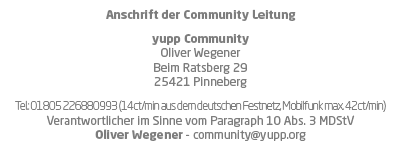 Community Impressum